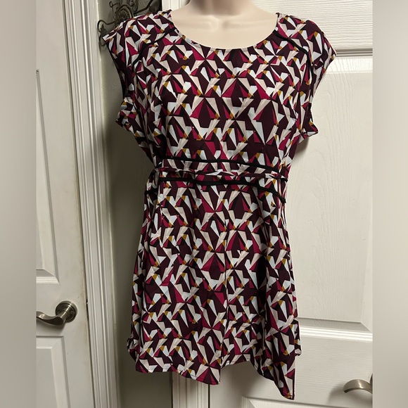 NWT Motherhood Maternity Abstract Geo Patterned - Picture 1 of 10